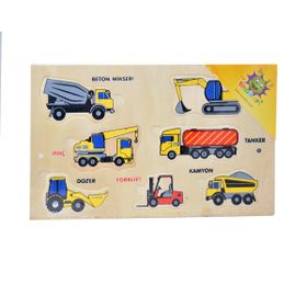Woodoy 109 İş Makineleri Yapboz