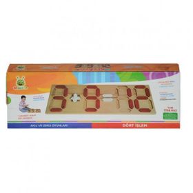 Woodoy Karsan-057 Ahşap Dört İşlem Eğitici Oyuncak