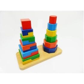 Woodoy KR055 Ahşap 2'li Çeşit Kenar Kuleler