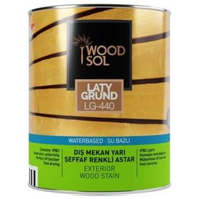 WOODSOL 1550 Verde 0.75 lt Latygrund Dış Mekan Yarı Şeffaf Renkli Ahşap Astar