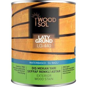 WOODSOL 1551 Teak 0.75 lt Latygrund Dış Mekan Yarı Şeffaf Renkli Ahşap Astar