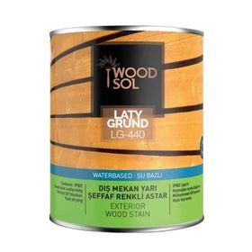 WOODSOL 1570 Grey 0.75 lt Latygrund Dış Mekan Yarı Şeffaf Renkli Ahşap Astar