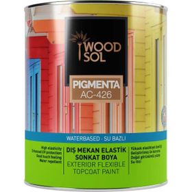 WOODSOL 7243 Grey Scuro 0.75 lt Pigmenta Elastik Sonkat Ahşap Boyası