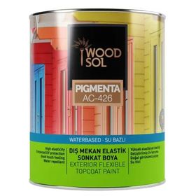 WOODSOL 8416 Marrone 0.75 lt Pigmenta Elastik Sonkat Ahşap Boyası
