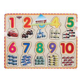 Woody Disney Cars 20 Parça Ahşap Puzzle