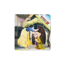 Woody Disney Pamuk Prenses 9 Parça Ahşap Puzzle