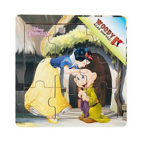 Woody Disney Pamuk Prenses 9 Parça Ahşap Puzzle