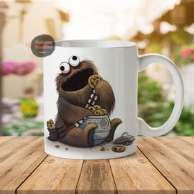 Wookiee Monster Kurabiye Canavarı Porselen Kupa Bardak