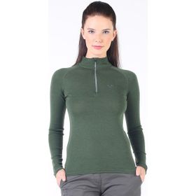 Woolona Vega Uzun Kollu Yarım Fermuar Kadın Sweatshirt