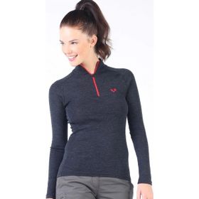 Woolona Vega Uzun Kollu Yarım Fermuar Kadın Sweatshirt