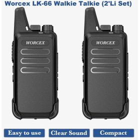 Worcex LK-66 Açık Alan 15 km Mesafeli PMR 2'li Telsiz