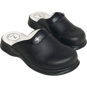 Wordex Prodexy Eko 7 Noktalı Ortopedik Taban Siyah Renk Unisex Sabo Terlik