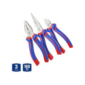 Workpro WP201008 160 mm Profesyonel 3'lü Pense Seti