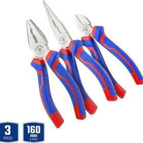 Workpro WP201008 160 mm Profesyonel 3'lü Pense Seti