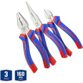 Workpro WP201008 160 mm Profesyonel 3'lü Pense Seti