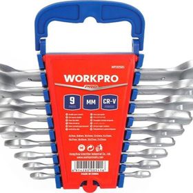 Workpro WP202505 6-23 mm 9 Parça CR-V Profesyonel Açık Ağız Anahtar Takımı