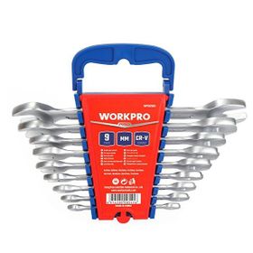 Workpro WP202505 6-23 mm 9 Parça CR-V Profesyonel Açık Ağız Anahtar Takımı