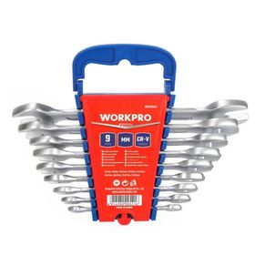 Workpro WP202505 6-23 mm 9 Parça CR-V Profesyonel Açık Ağız Anahtar Takımı