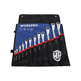 Workpro WP202510 6-32 mm 12 Parça CR-V Profesyonel İki Ağızlı Yıldız Anahtar Takımı ve Bez Taşıma Kılıfı