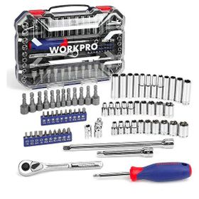 Workpro WP202522 1/4'’ Metrik/İnç 70 Parça Cr-V Lokma Takımı