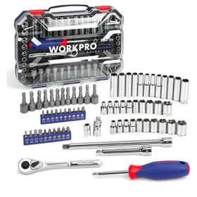 Workpro WP202522 1/4'’ Metrik/İnç 70 Parça Cr-V Lokma Takımı