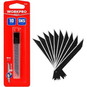 Workpro WP212018 9 mm 30 Derece Açılı 10'lu Maket Bıçağı Yedeği