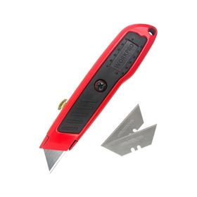 Workpro WP213005 Alüminyum Gövde Geri Çekilebilir Rötuş Maket Bıçağı ve 3 Adet Yedek Bıçak