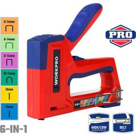 Workpro WP223002 6 in 1 Profesyonel 6-14 mm Mekanik Zımba ve 15 mm Çivi Tabancası