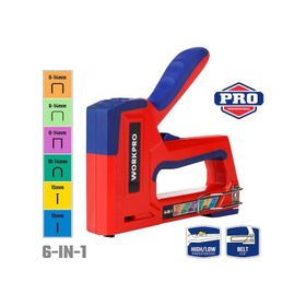 Workpro WP223002 6 in 1 Profesyonel 6-14 mm Mekanik Zımba ve 15 mm Çivi Tabancası
