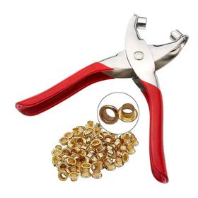 Workpro WP231079 140 mm CR-V Profesyonel Kuşgözü Pense ve 100 Adet 4.5 mm Kuşgözü Perçin