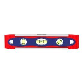 Workpro WP262027 225 mm Manyetik Şoka Dayanıklı Torpedo Su Terazisi