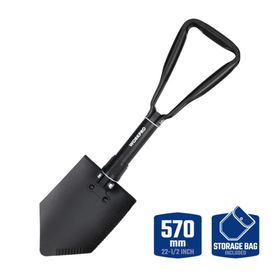 Workpro WP335006 570 mm Katlanabilir Çok Amaçlı Profesyonel Kamp Küreği