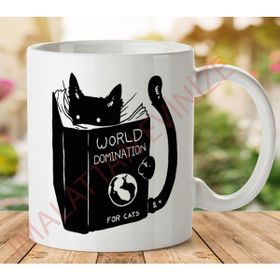World Domınatıon for Cats Baskılı Kupa
