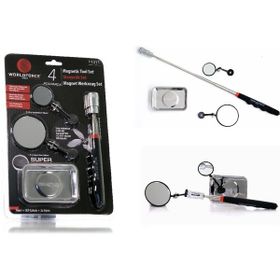 Worldforce 11311 Tepsi LED Çubuk 2x Ayna 4'lü Manyetik Set