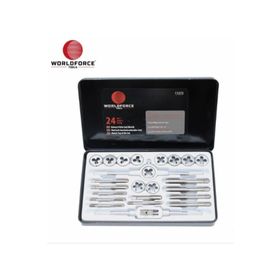Worldforce 11375 Metrik 24 Parça Kılavuz Pafta Seti