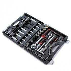 Worldforce 11501 114 Parça S-Ultra 1/4-1/2 Uzatmalı Cırcır Lokma Takımı