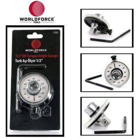 Worldforce 1/2" Tork Profesyonel Açı Ölçer Anahtarı