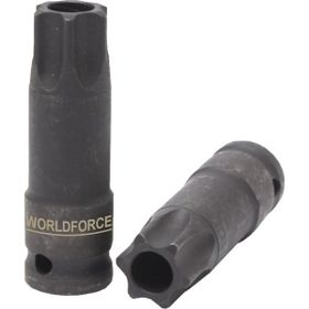 Worldforce T100 Darbeli 1-2 inç Delikli Torx Lokma