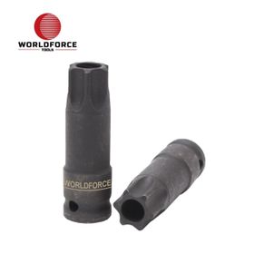 Worldforce T100 Darbeli 1-2 inç Delikli Torx Lokma