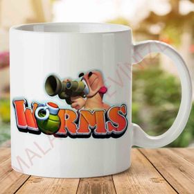 Worms Png Image Baskılı Kupa Bardak