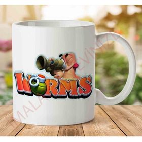 Worms Png Image Baskılı Kupa Bardak