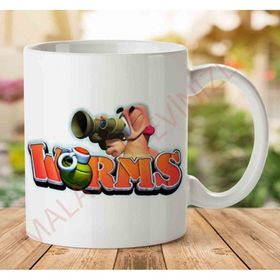 Worms Png Image Baskılı Kupa Bardak