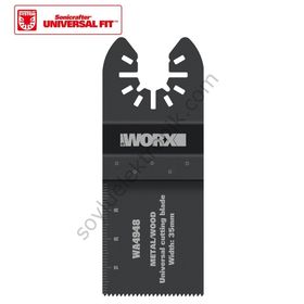 Worx WA4948 Çok Amaçlı Raspalama Makinası İçin 35x40 mm Ahşap Fiberglas PVC Universal Kesme Bıçağı