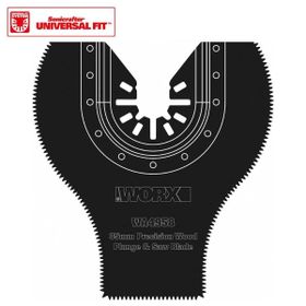 Worx WA4958 Çok Amaçlı Raspalama Makinası İçin 35x80 mm 180 Derece Ahşap Fiberglas PVC Universal Dalma Kesme Bıçağı