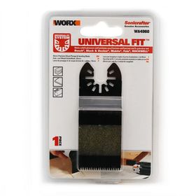 Worx WA4960 Çok Amaçlı Raspalama Makinası İçin 35x40 mm Ahşap PVC Universal Kesme ve Zımparalama Bıçağı