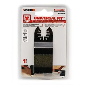 Worx WA4960 Çok Amaçlı Raspalama Makinası İçin 35x40 mm Ahşap PVC Universal Kesme ve Zımparalama Bıçağı
