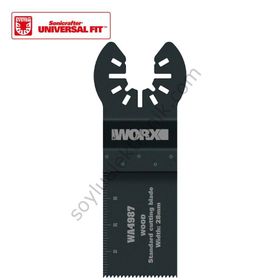 Worx WA4987 Çok Amaçlı Raspalama Makinası İçin 28x40 mm Ahşap Fiberglas PVC Universal Kesme Bıçağı