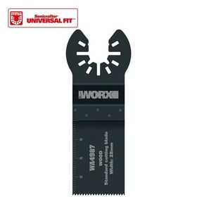 Worx WA4987 Çok Amaçlı Raspalama Makinası İçin 28x40 mm Ahşap Fiberglas PVC Universal Kesme Bıçağı