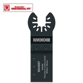 Worx WA4987 Çok Amaçlı Raspalama Makinası İçin 28x40 mm Ahşap Fiberglas PVC Universal Kesme Bıçağı