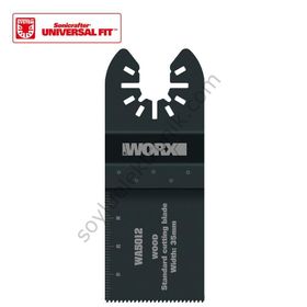 Worx WA5012 Çok Amaçlı Raspalama Makinası İçin 35x40 mm Ahşap Fiberglas PVC Universal Kesme Bıçağı